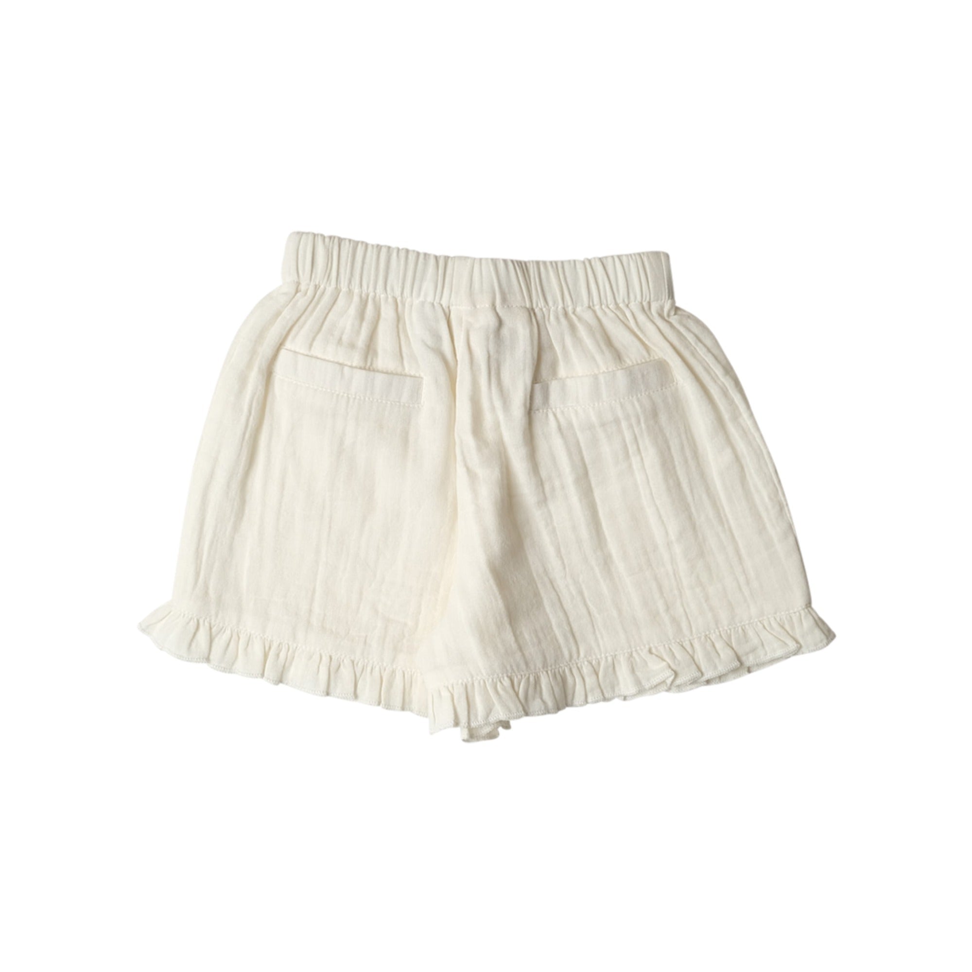 Muslin Evelyn Shorts | Vanilla