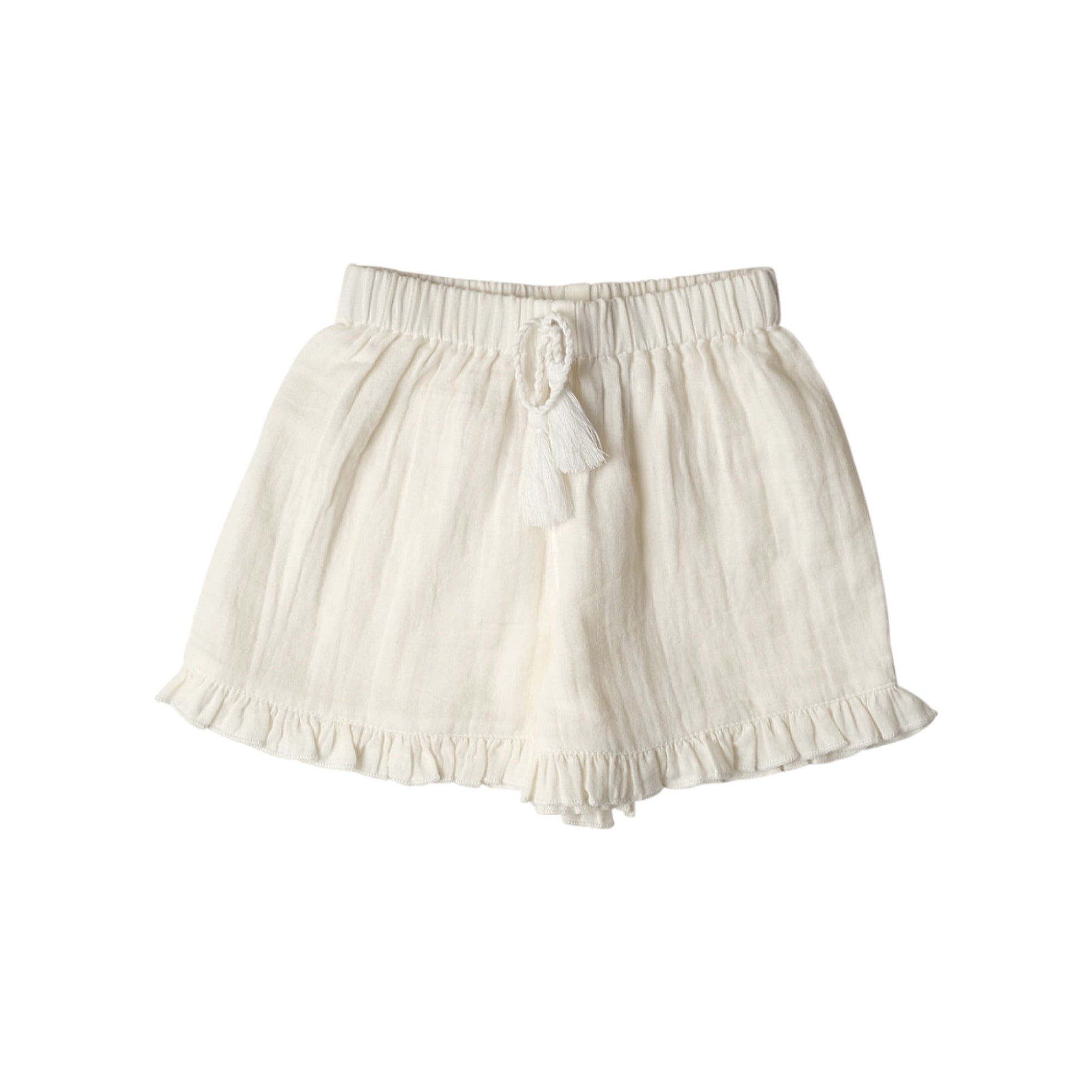 Muslin Evelyn Shorts | Vanilla