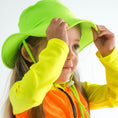 Load image into Gallery viewer, Childrens Bright Swimwear and Bucket Hat For Summer Sun
