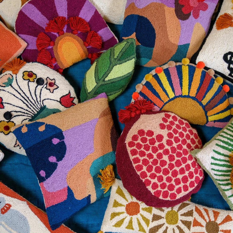 Wool Hook Cushion | Reach