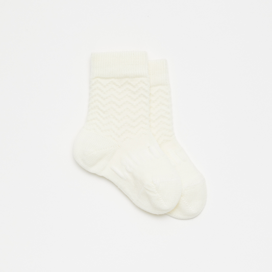 Baby & Kids Crew Socks | Pearl