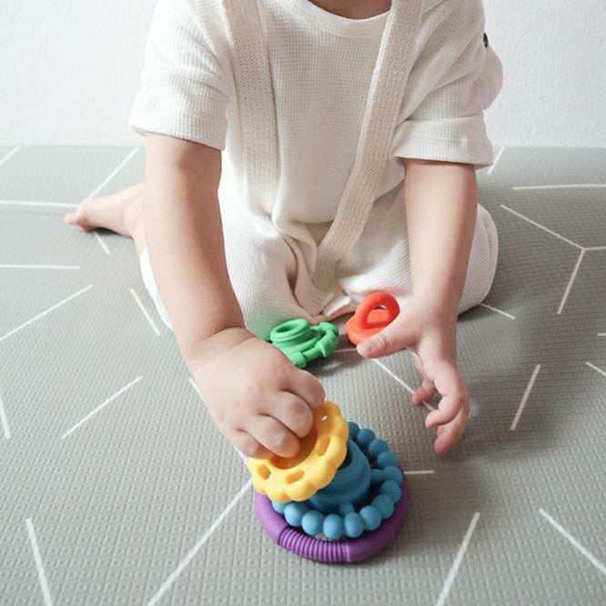 Stacker Teether And Toy | Rainbow