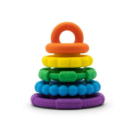 Stacker Teether And Toy | Rainbow