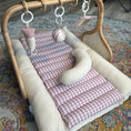 Load image into Gallery viewer, Rattan Play Gym Bundle | Blush Gingham
