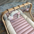 Load image into Gallery viewer, Rattan Play Gym Bundle | Blush Gingham
