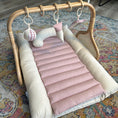 Load image into Gallery viewer, Rattan Play Gym Bundle | Blush Gingham
