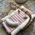 Load image into Gallery viewer, Rattan Play Gym Bundle | Blush Gingham
