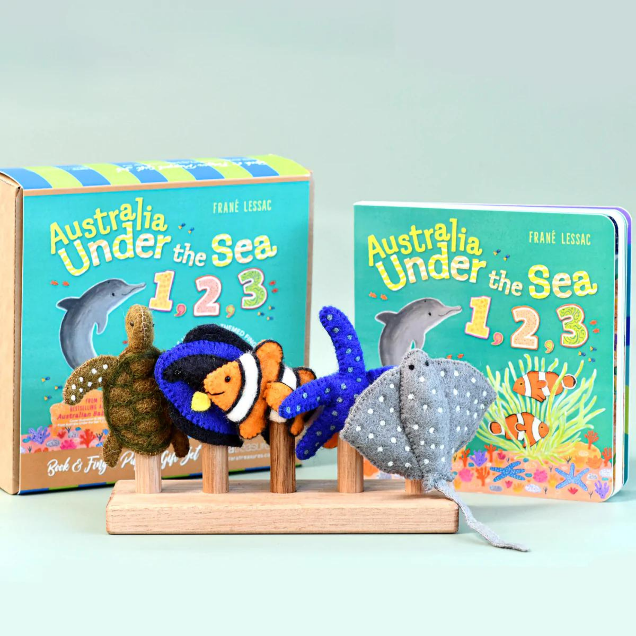 Book and Finger Puppet Set | Under The Sea
