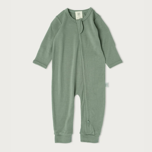 Merino Footless All in One | Sage