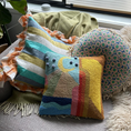 Load image into Gallery viewer, Wool Hook Cushion | One Day Pom Pom
