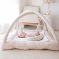 Load image into Gallery viewer, Activity Play Mat | Lined Linen ✨ BEST SELLER ✨
