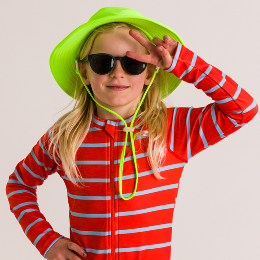 Swim Bucket Hat | Neon Green