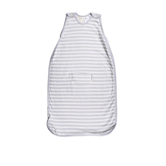 Mini Three Season Side Zip Mid-Weight Sleep Sack | Pebble Stripe - Stina's Style