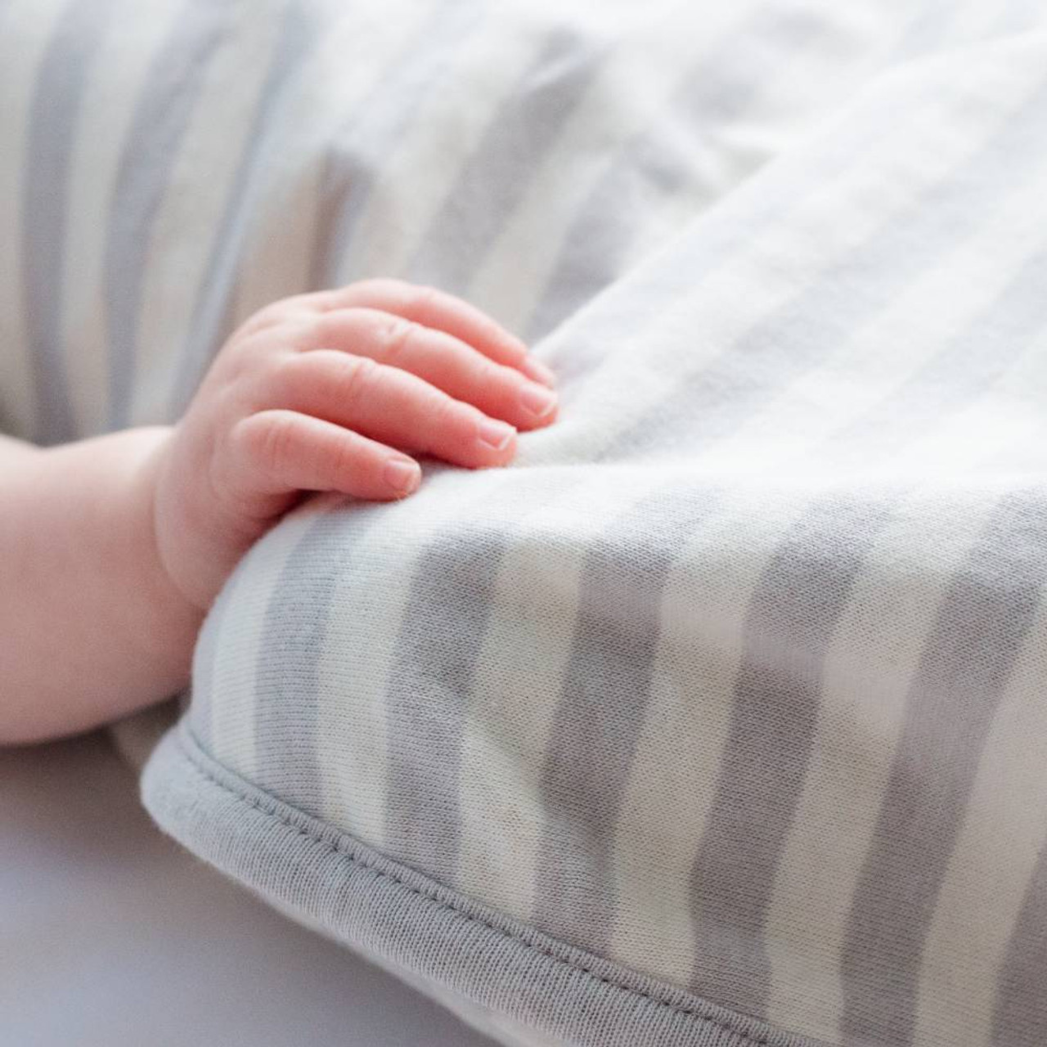 Three Season (Side Zip) Mid-Weight Sleep Sack | Pebble Stripe - Stina's Style
