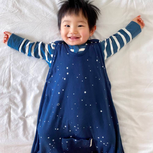 Mini Three Season Side Zip Mid-Weight Sleep Sack | Tekapo Stars - Stina's Style