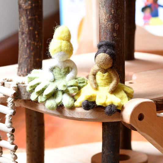 Felt Waldorf Pocket Doll - Merino & Me