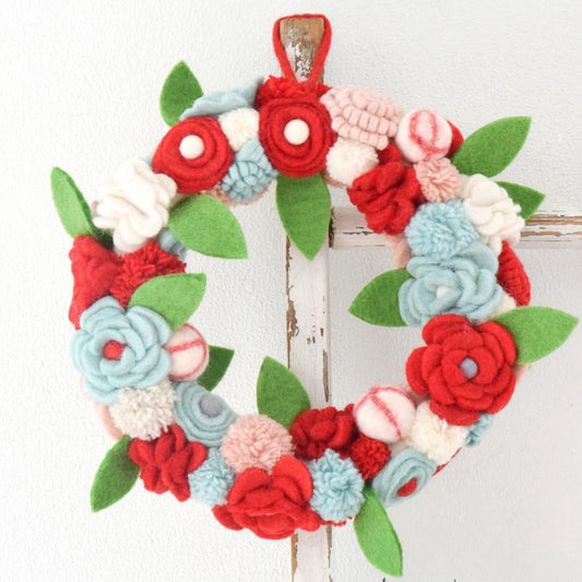 Christmas Wreath - Merino & Me