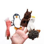 Finger Puppet Set | Wombat & Cockatoo