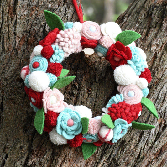 Christmas Wreath - Merino & Me