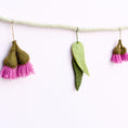 Load image into Gallery viewer, Felt Garland | Eucalyptus & Gum Blossoms
