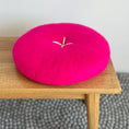 Load image into Gallery viewer, Button Cushion | Hot Pink
