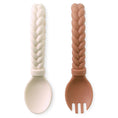 Load image into Gallery viewer, Fork & Spoon Set | Toffee
