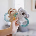 Load image into Gallery viewer, Ritzy Rattle Pal Plush Rattle with Teether | Sloth
