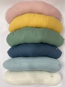 Tummy Time Pillows | Light Grey Linen