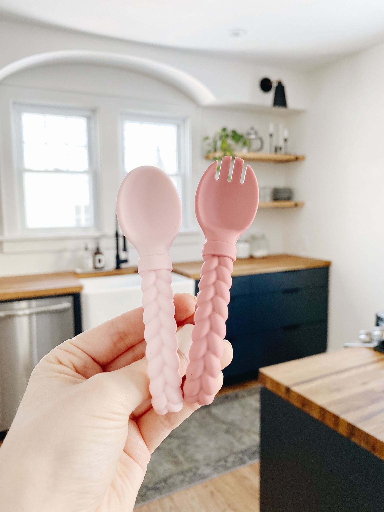 Fork & Spoon Set | Pink