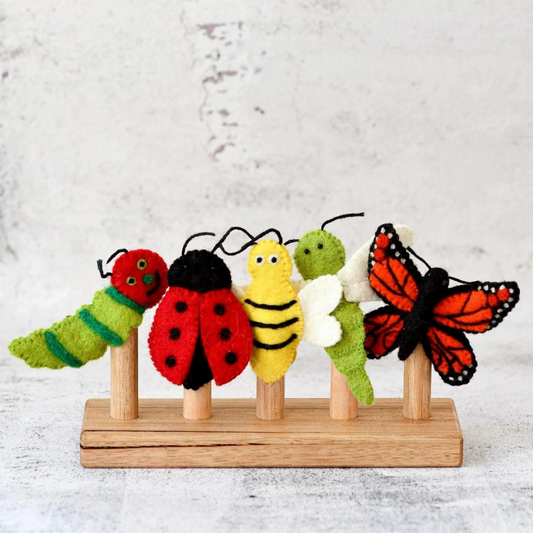Finger Puppet Set | Insects and Bugs