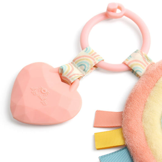 Itzy Pal Plush & Teether | Rainbow