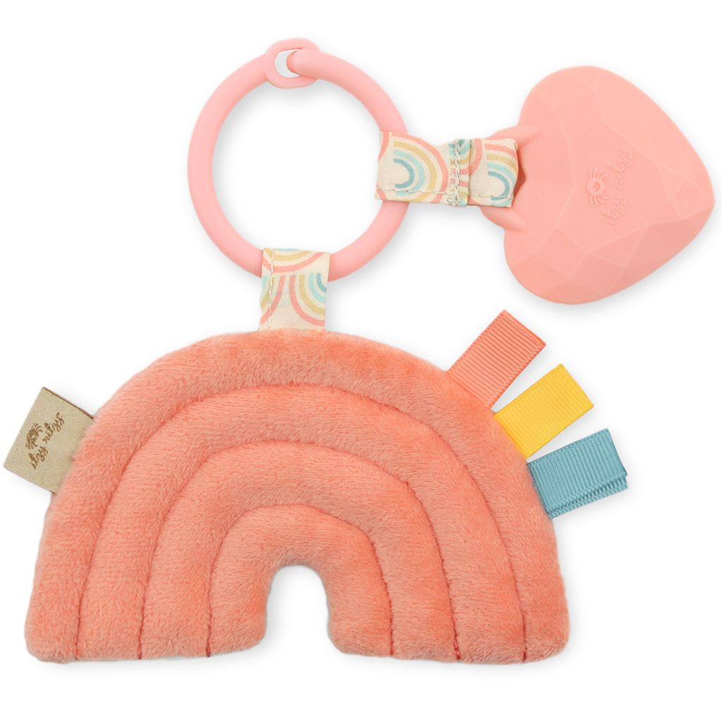 Itzy Pal Plush & Teether | Rainbow