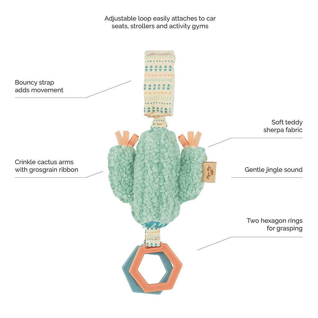 Jingle Attachable Travel Toy | Cactus
