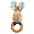 Load image into Gallery viewer, Beatrix Potter- Signature Wooden Ring Rattle- Peter Rabbit
