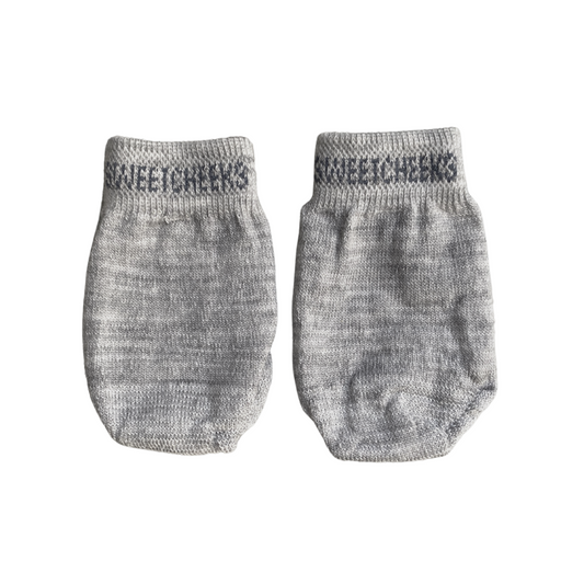 Baby Merino Mittens | Grey Marle