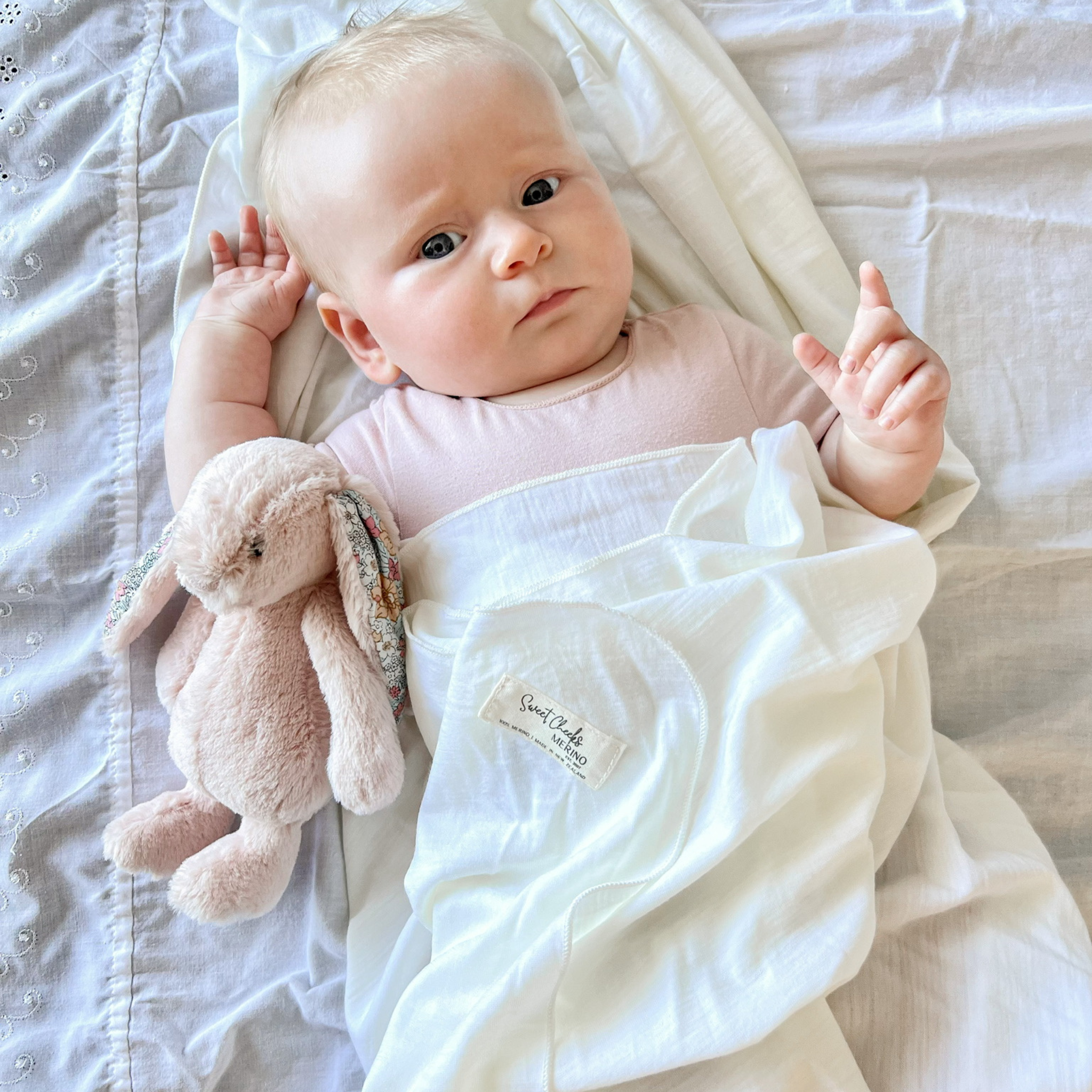 Baby Merino Wrap | Blush