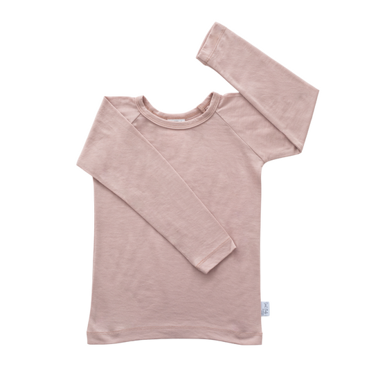 Merino Long Sleeve Top | Blush