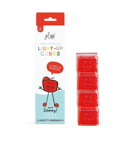 Light Up Glo Cubes | Red