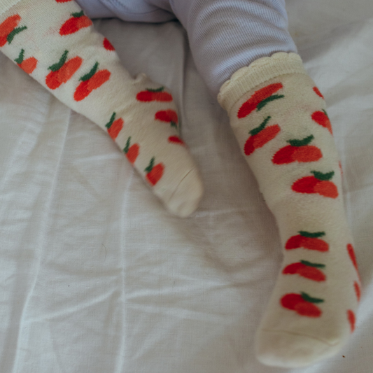 Kids Cashmere Socks | Peachy Keen