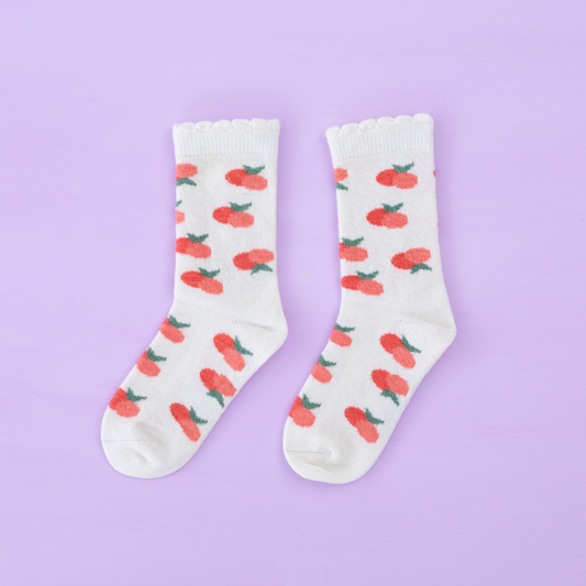 Kids Cashmere Socks | Peachy Keen