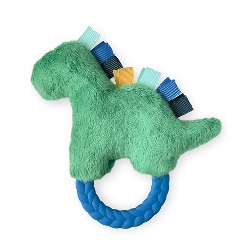 Ritzy Rattle Pal Plush Rattle with Teether | Dino