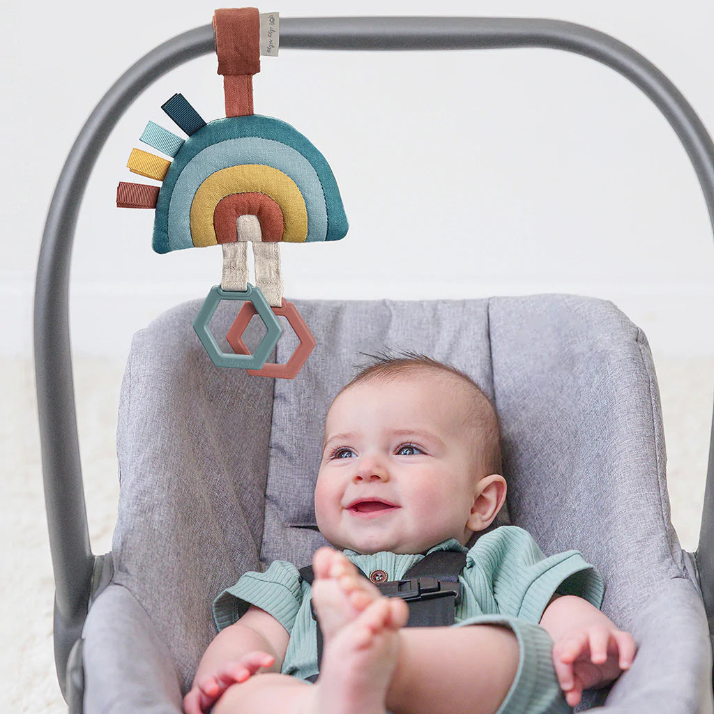 Jingle Attachable Travel Toy | Rainbow