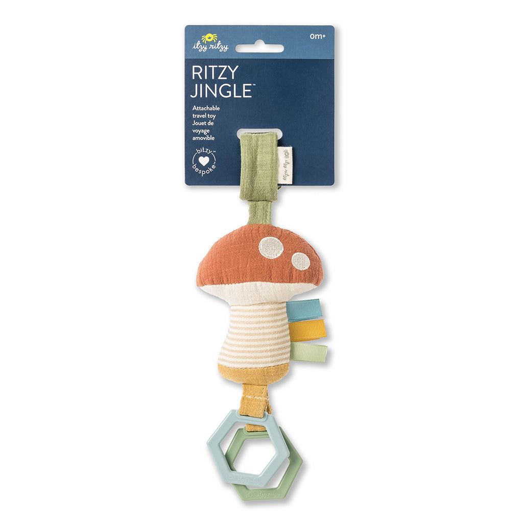 Jingle Attachable Travel Toy | Mushroom