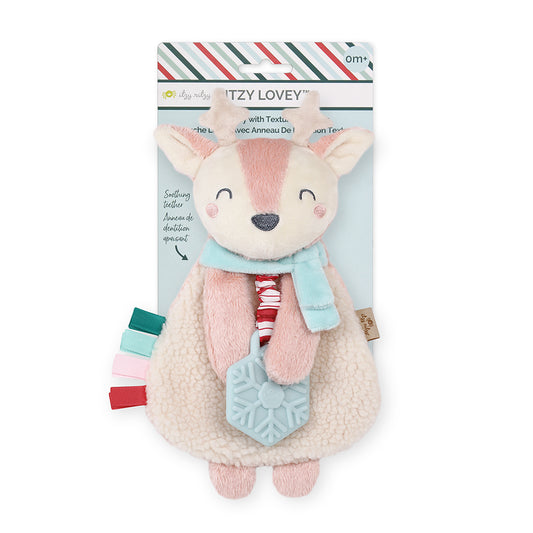 Ritzy Lovey Plush and Teether Toy | Holly The Reindeer