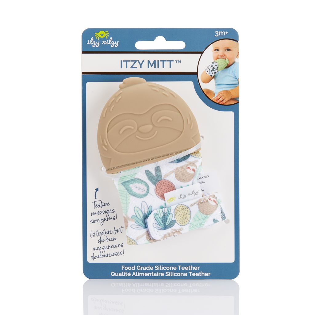 Itzy Teething Mitt | Sloth