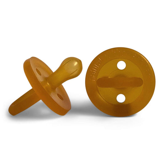Twin Round Natural Rubber Soother Dummy | Eco Packaging