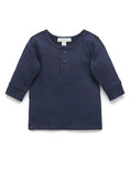 Load image into Gallery viewer, Henley Tee | Navy
