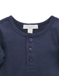 Load image into Gallery viewer, Henley Tee | Navy
