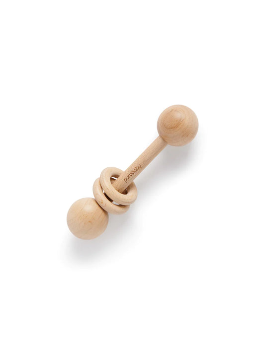 Pure Baby- Natural Wooden Rattle