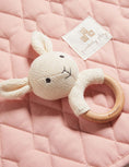 Load image into Gallery viewer, Pure Baby- Knitted Rabbit Rattle
